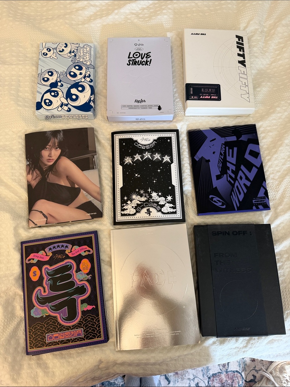 K-Pop Album Box Lot - Assorted Album Set with Collectible Packaging